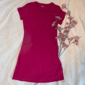 Magenta Go-Lite breathable summer sports dress.